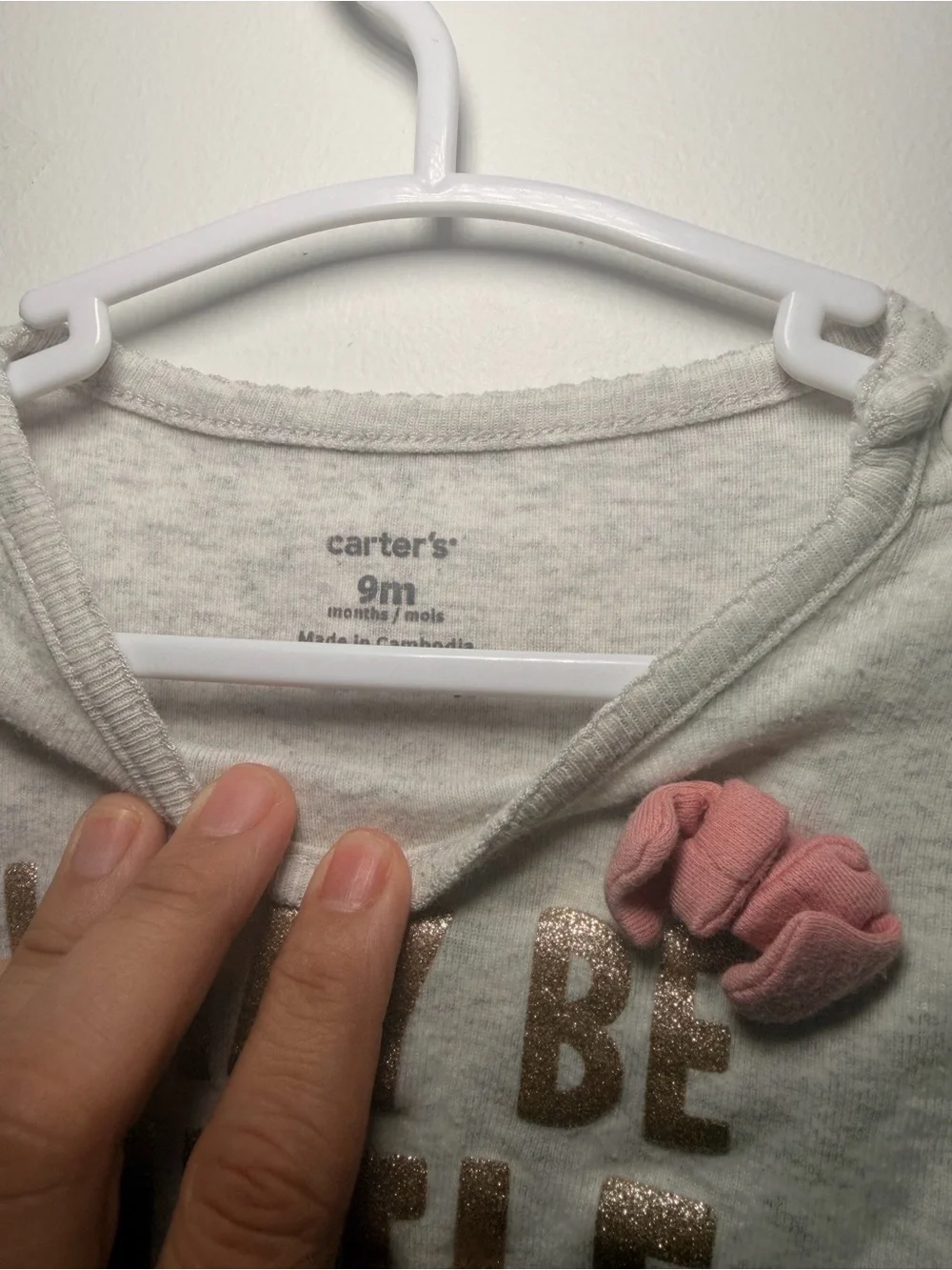 I may be little but im pretty awesome long sleeve bow tie babygirl bodysuit  9m